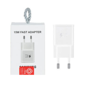 شارژر دیواری فست تک پورت Samsung مدل EP-TA200 15W - سفید (گارانتی پارتیان پایا) NEW