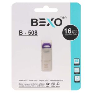 BEXO B-508 USB2.0 Flash Memory - 16GB (گارانتی داده پردازی آواتک) نقره ای
